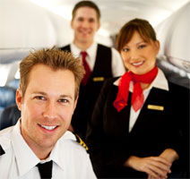 airline jobs - pilots, stewardess, flight attendant