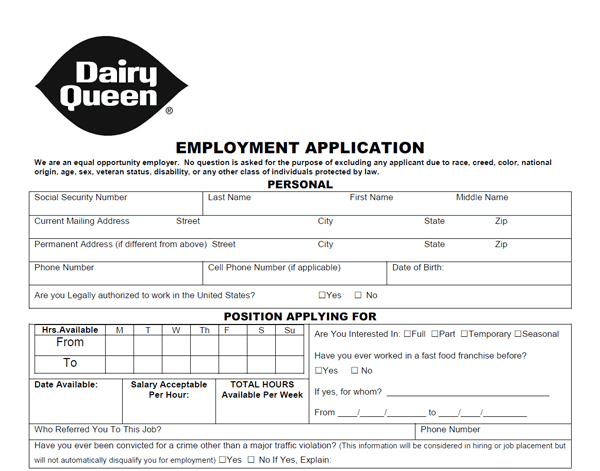 dairy-queen-job-application