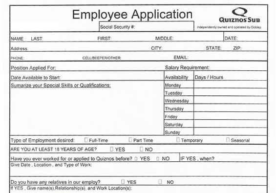 quiznos application pdf print out