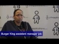 Burger King Asst Manager Job
