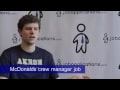McDonalds Crew Manager job